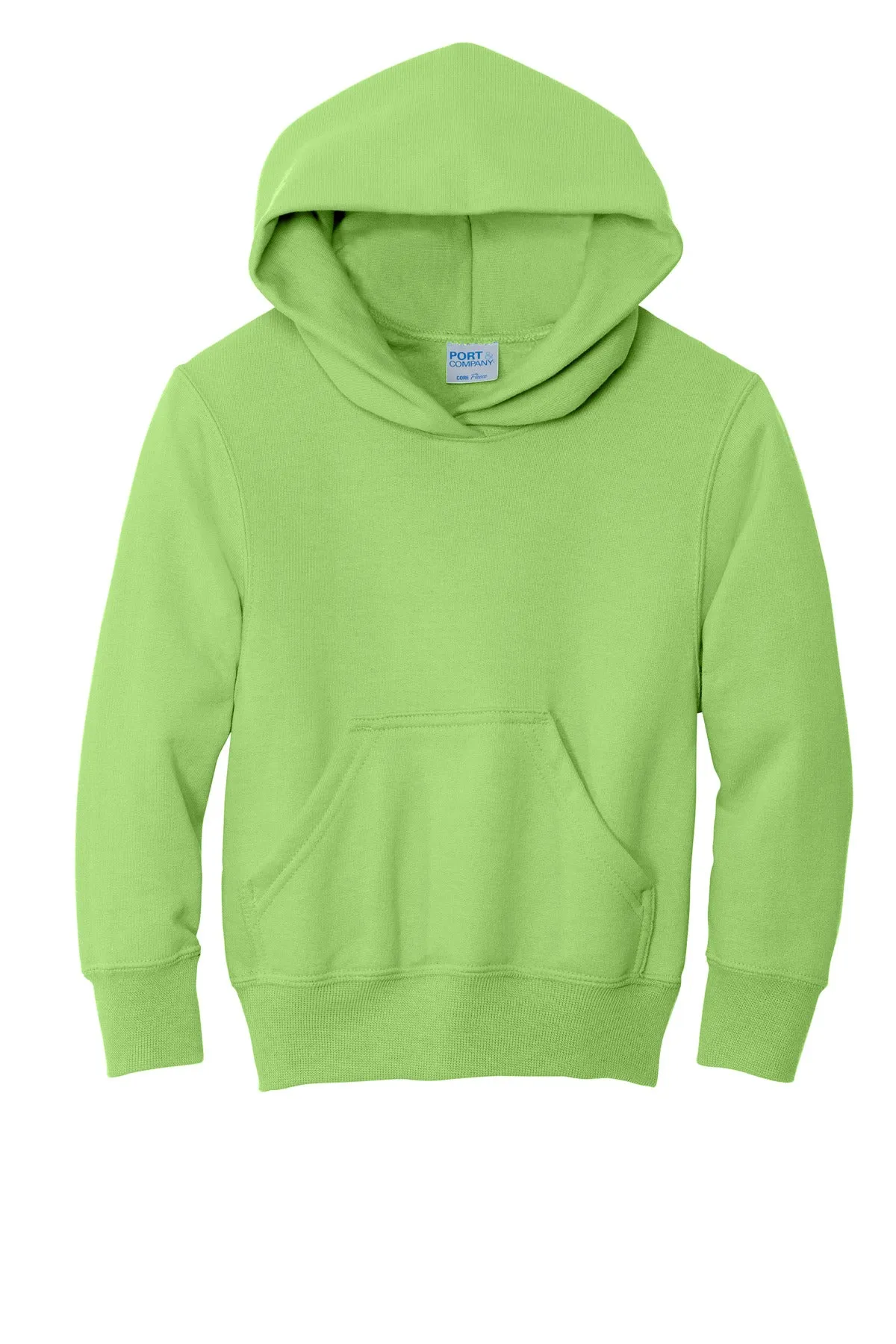 Port & Company - Youth Core Fleece Pullover Hooded Sweatshirt. PC90YH