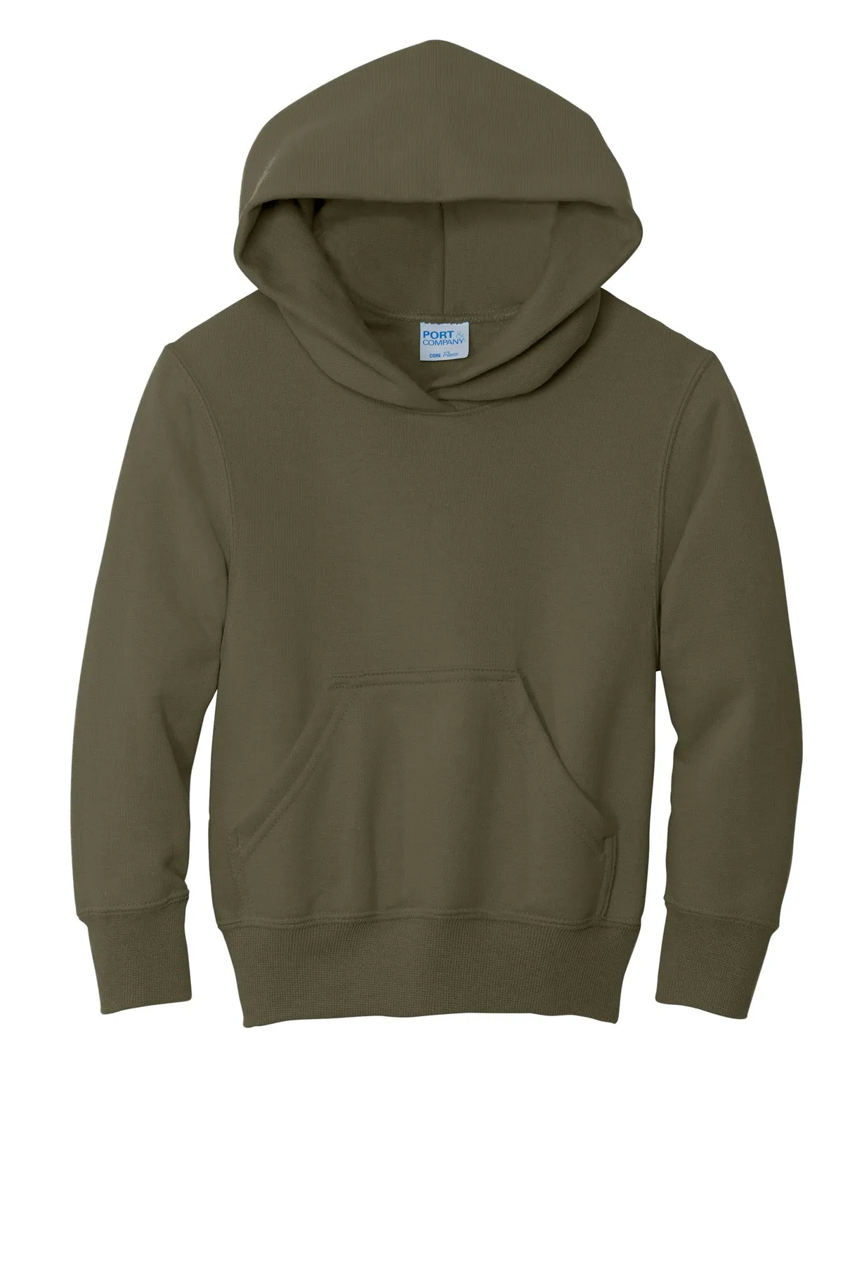 Port & Company - Youth Core Fleece Pullover Hooded Sweatshirt. PC90YH