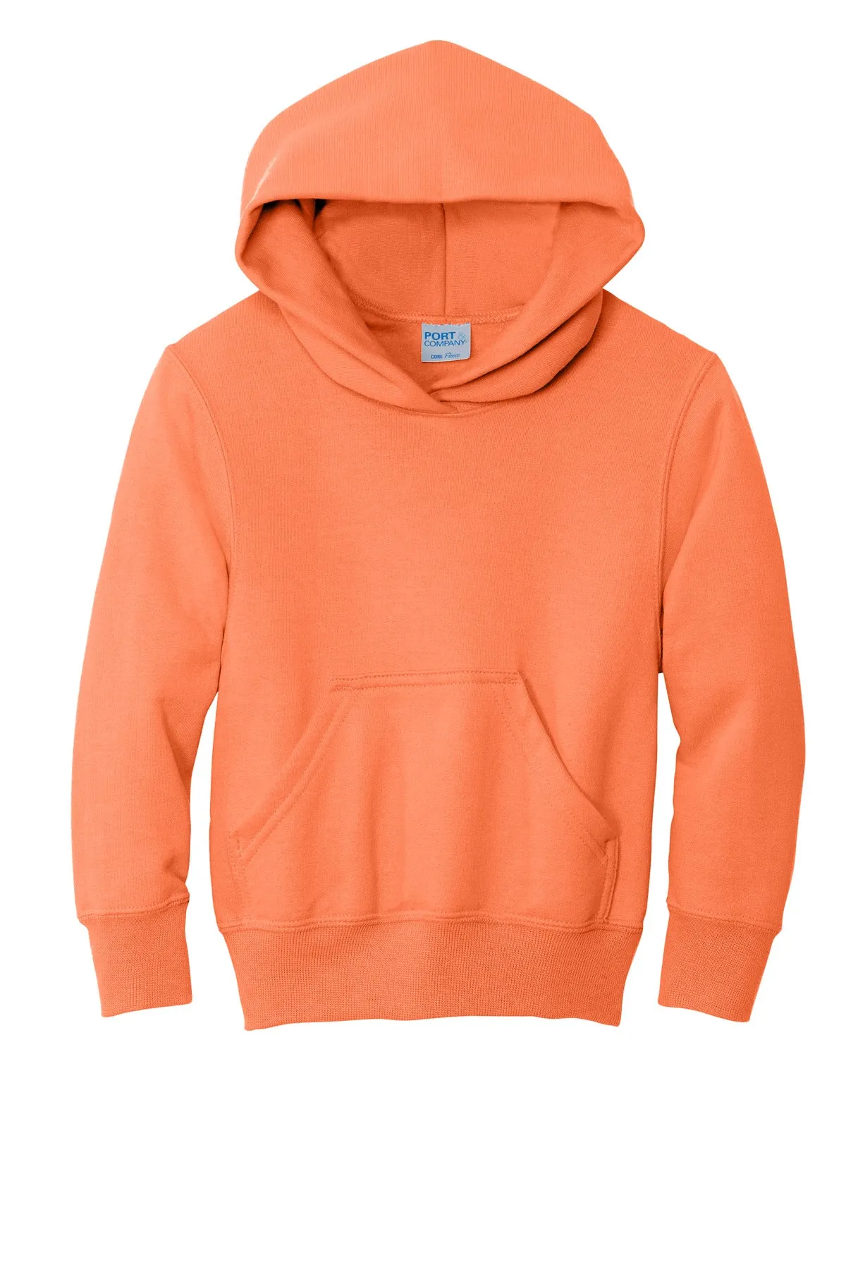 Port & Company - Youth Core Fleece Pullover Hooded Sweatshirt. PC90YH