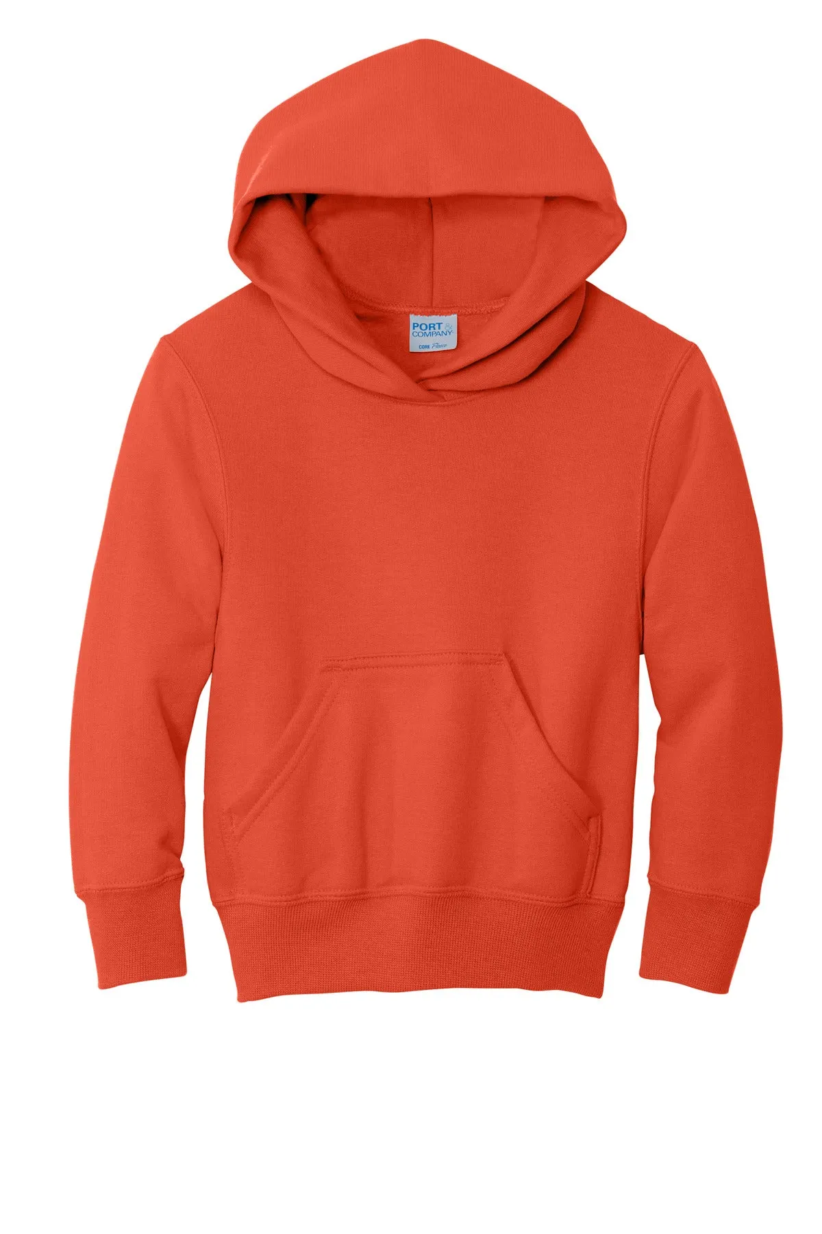 Port & Company - Youth Core Fleece Pullover Hooded Sweatshirt. PC90YH