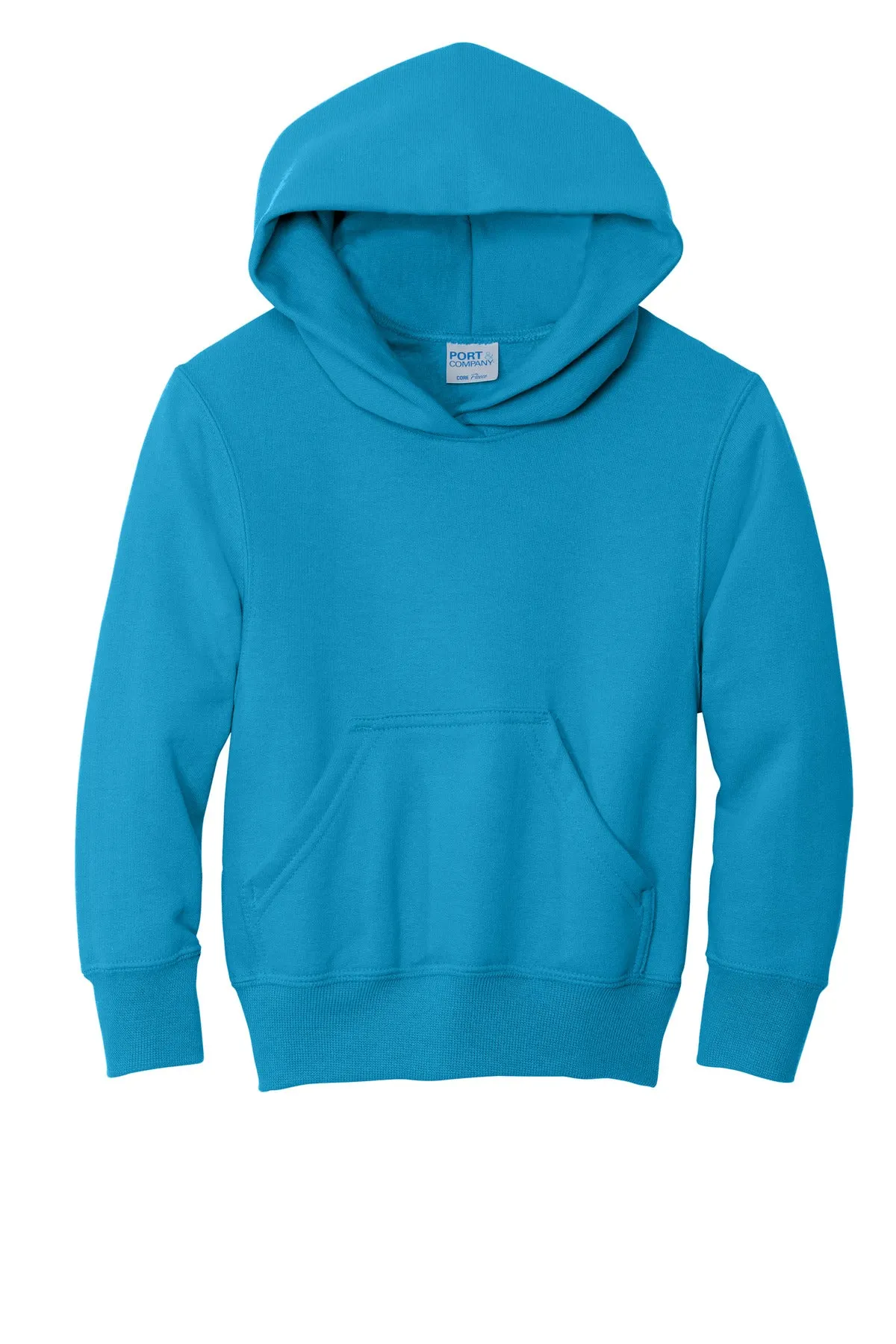 Port & Company - Youth Core Fleece Pullover Hooded Sweatshirt. PC90YH