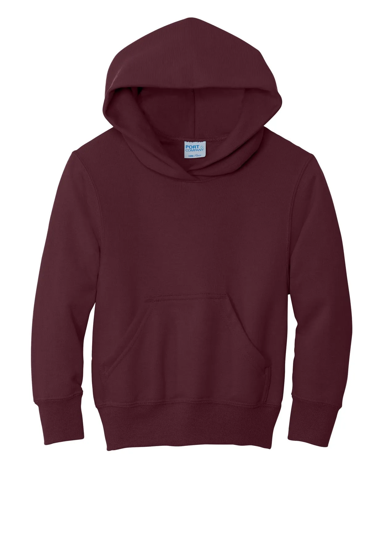 Port & Company - Youth Core Fleece Pullover Hooded Sweatshirt. PC90YH