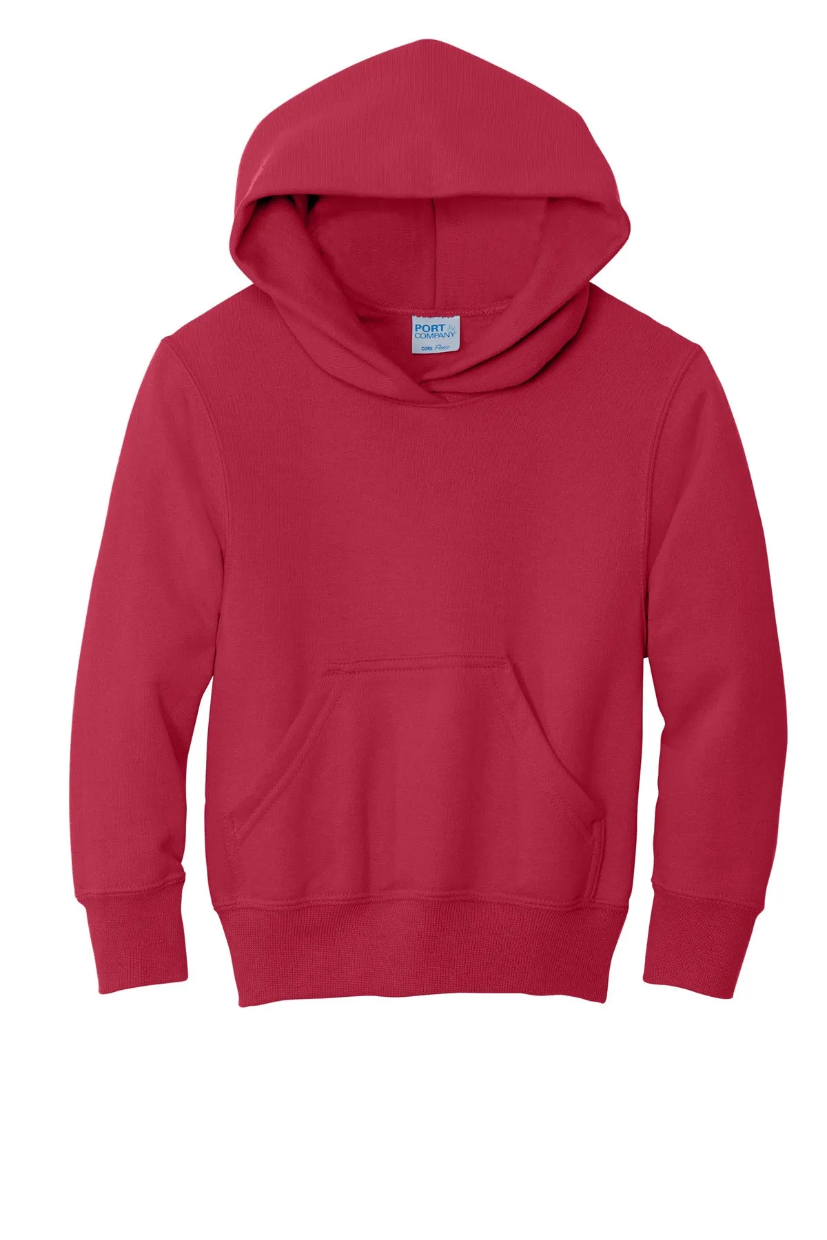 Port & Company - Youth Core Fleece Pullover Hooded Sweatshirt. PC90YH