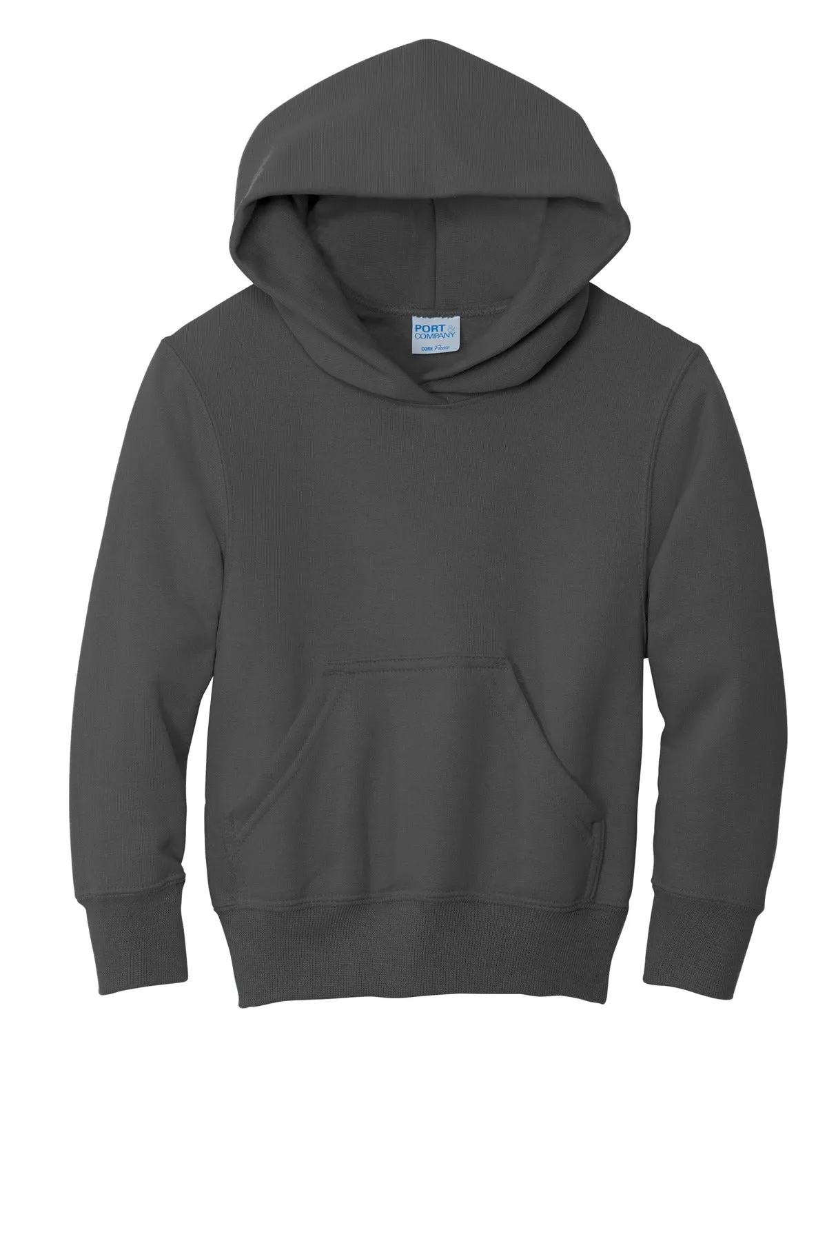 Port & Company - Youth Core Fleece Pullover Hooded Sweatshirt. PC90YH