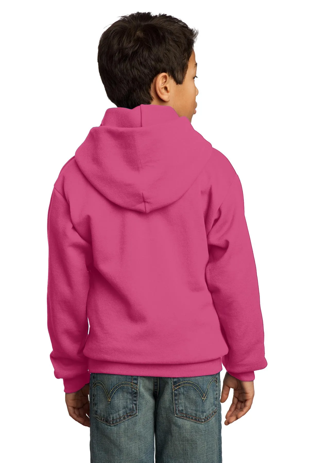 Port & Company - Youth Core Fleece Pullover Hooded Sweatshirt. PC90YH