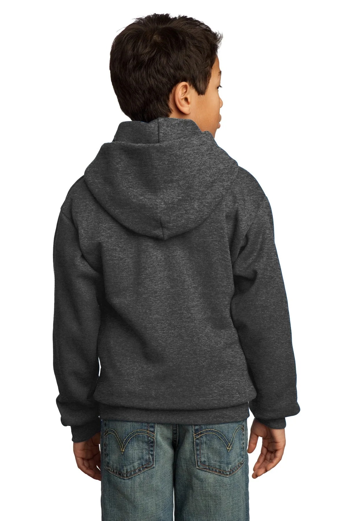 Port & Company - Youth Core Fleece Pullover Hooded Sweatshirt. PC90YH