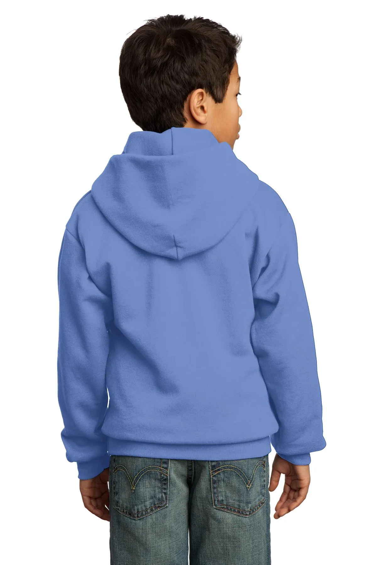 Port & Company - Youth Core Fleece Pullover Hooded Sweatshirt. PC90YH