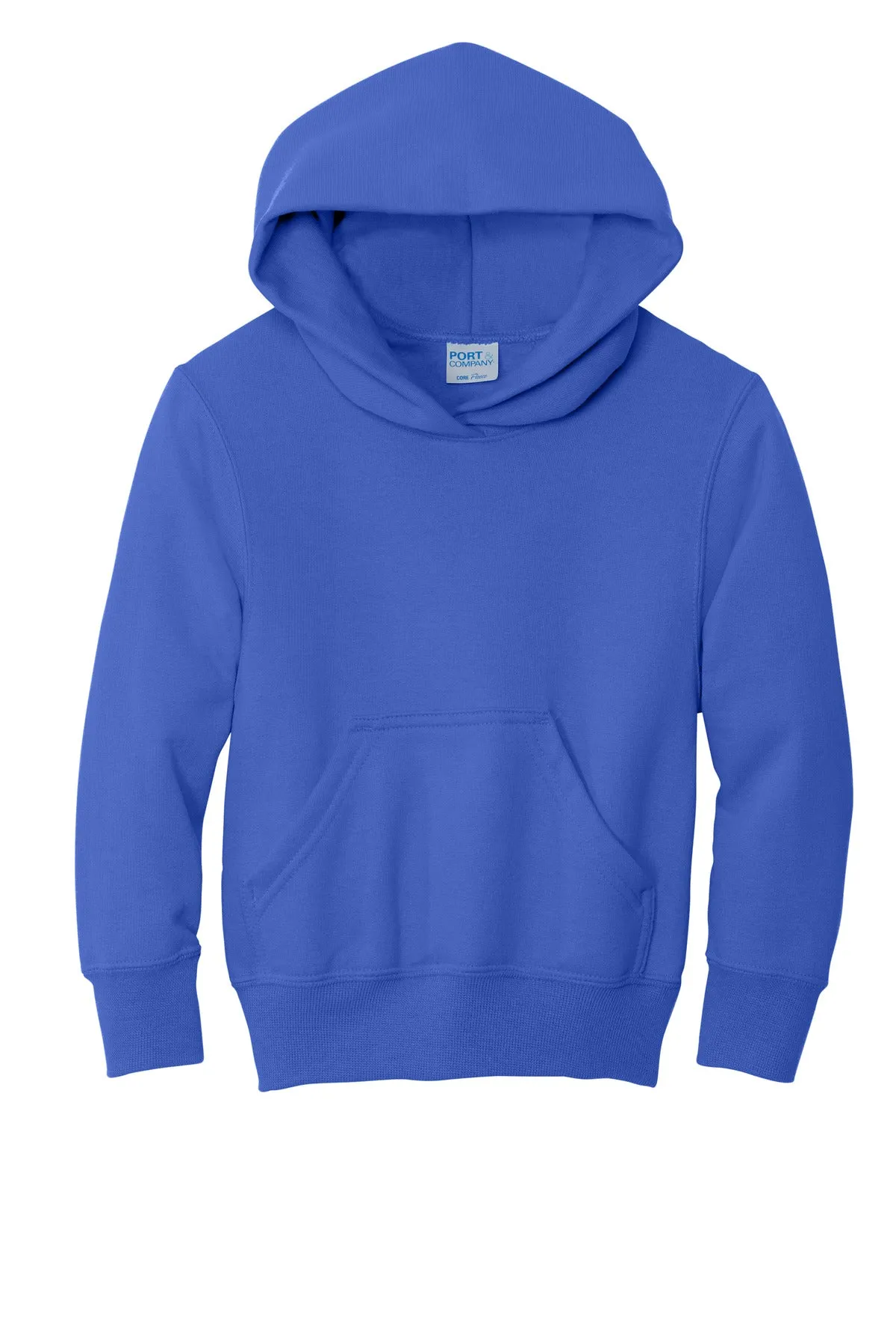 Port & Company - Youth Core Fleece Pullover Hooded Sweatshirt. PC90YH