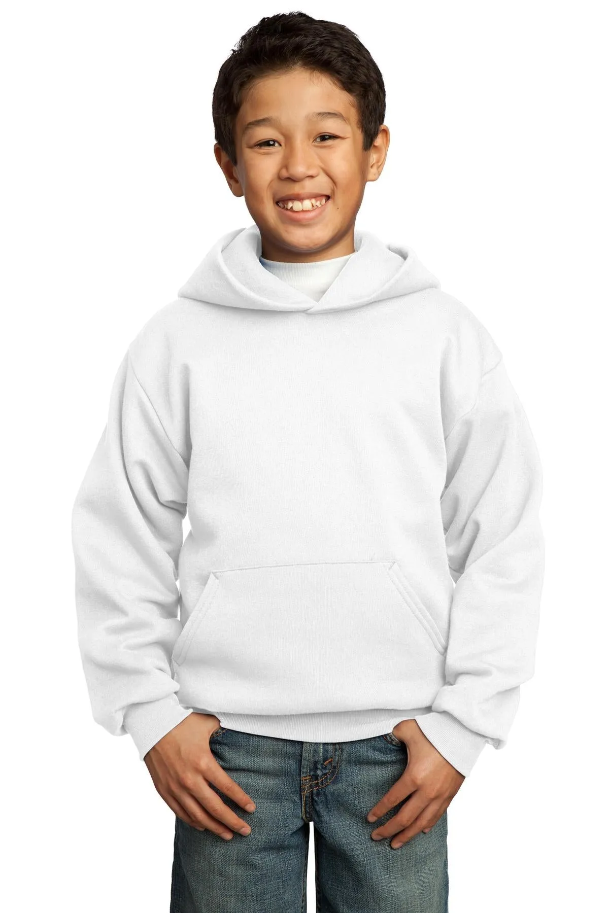 Port & Company - Youth Core Fleece Pullover Hooded Sweatshirt. PC90YH