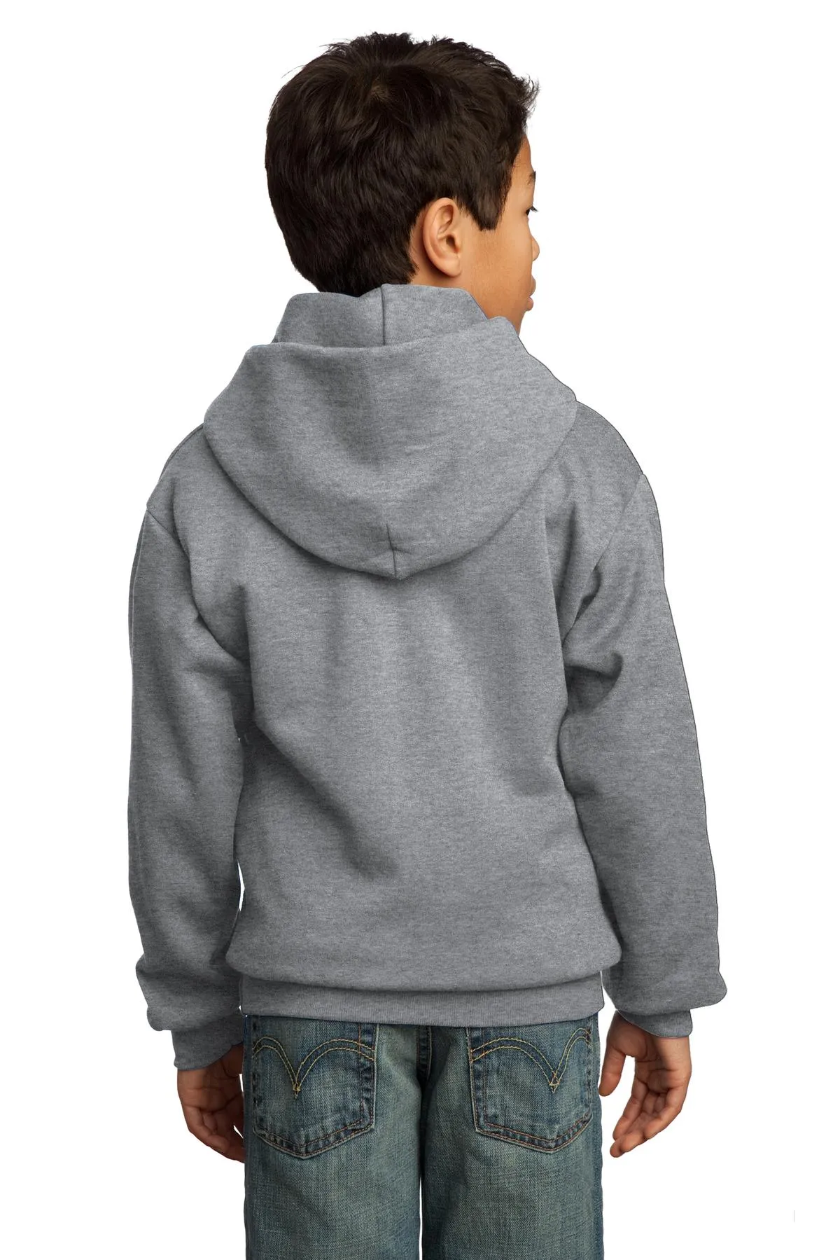 Port & Company - Youth Core Fleece Pullover Hooded Sweatshirt. PC90YH