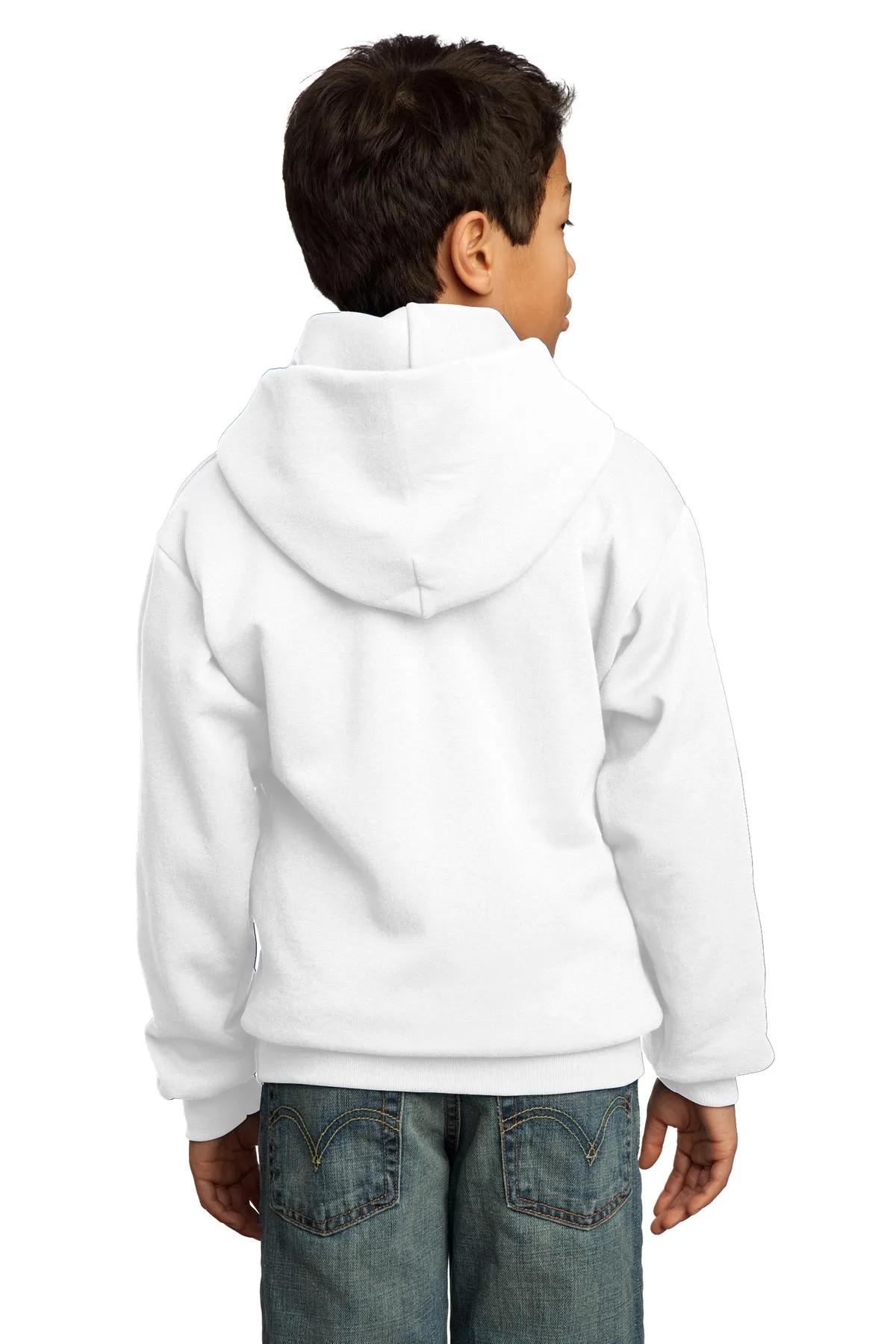 Port & Company - Youth Core Fleece Pullover Hooded Sweatshirt. PC90YH