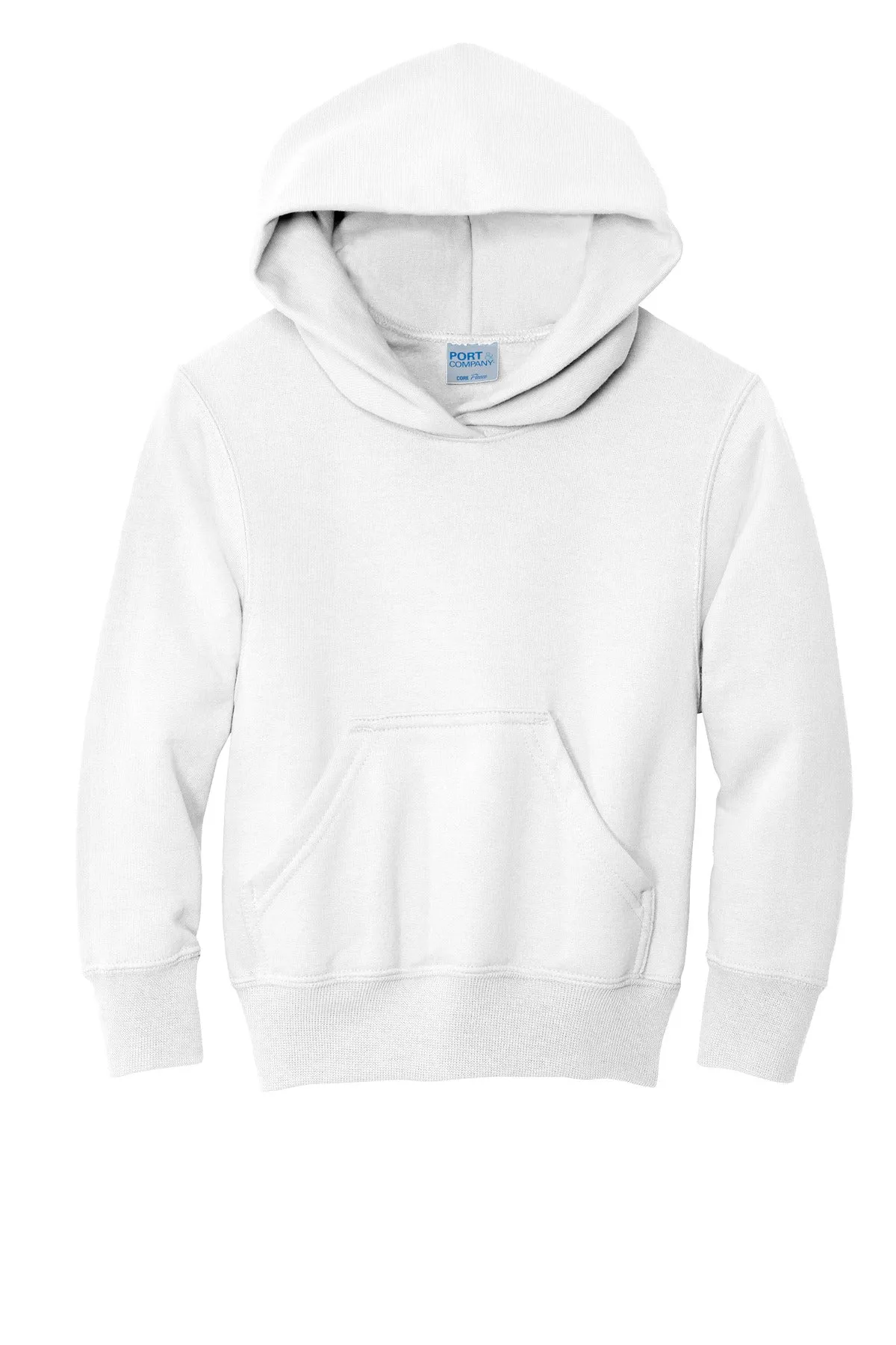Port & Company - Youth Core Fleece Pullover Hooded Sweatshirt. PC90YH