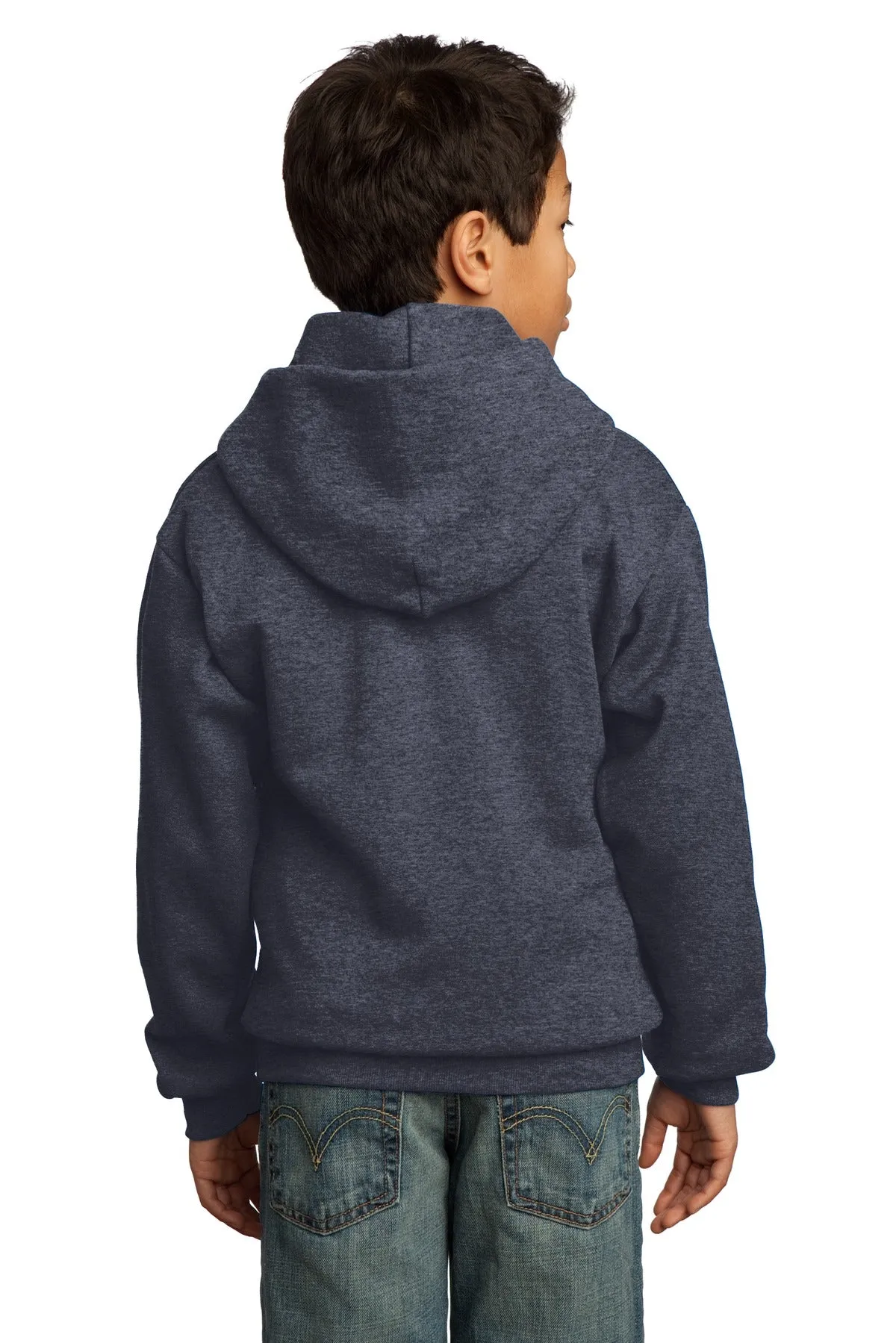 Port & Company - Youth Core Fleece Pullover Hooded Sweatshirt. PC90YH