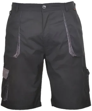 Portwest Texo contrast shorts (TX14) | Black/Grey