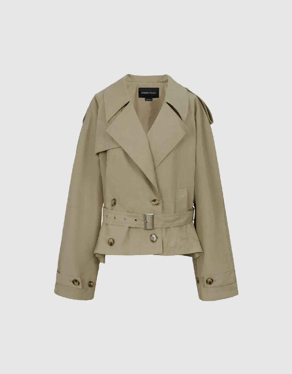 Raglan Sleeve Skater Trench Coat