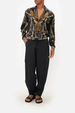 RELAXED DROPPED CROTCH PANT RAVIN RAVEN