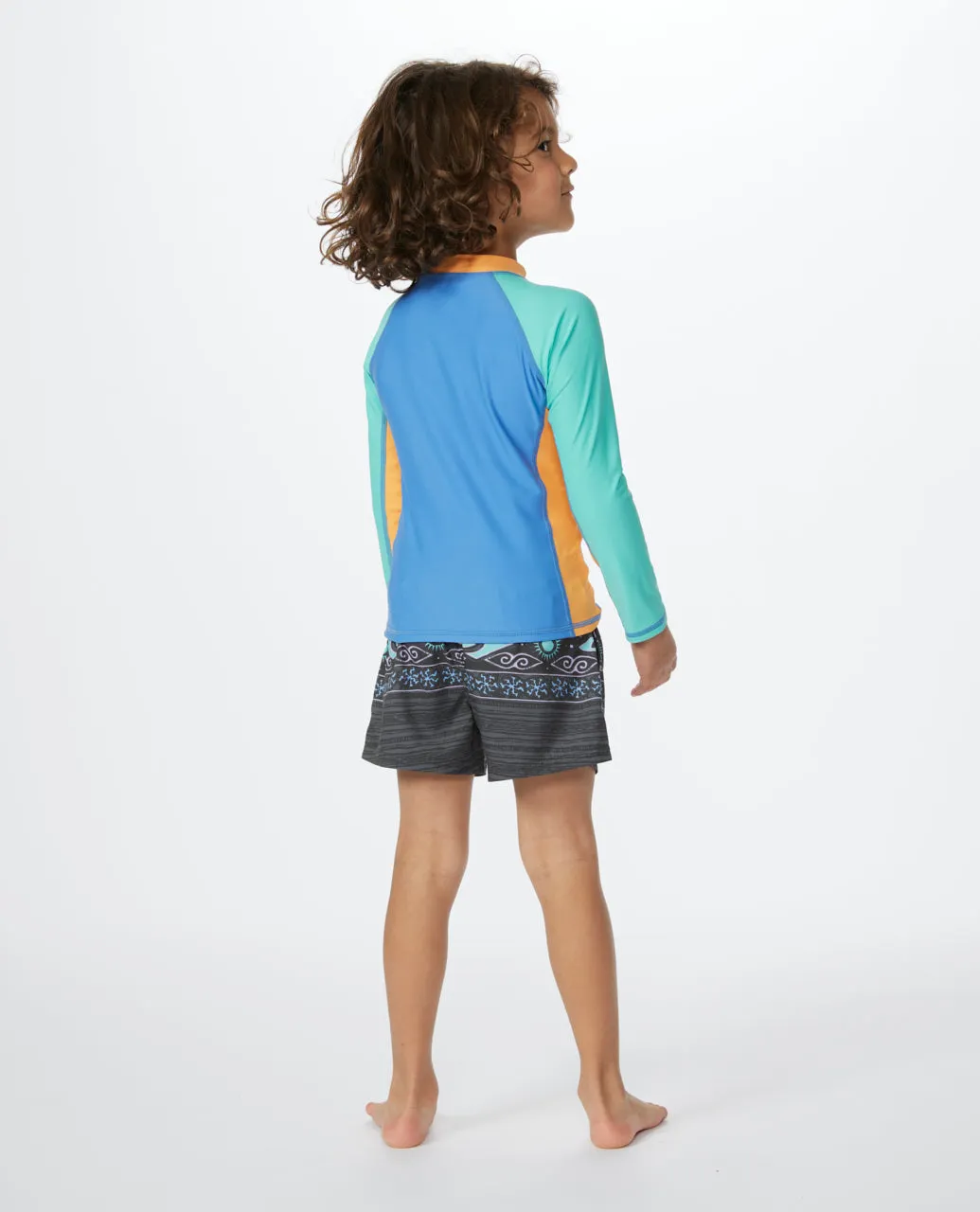 Rip Curl Kids Mystic Waves Long Sleeve Rash Vest