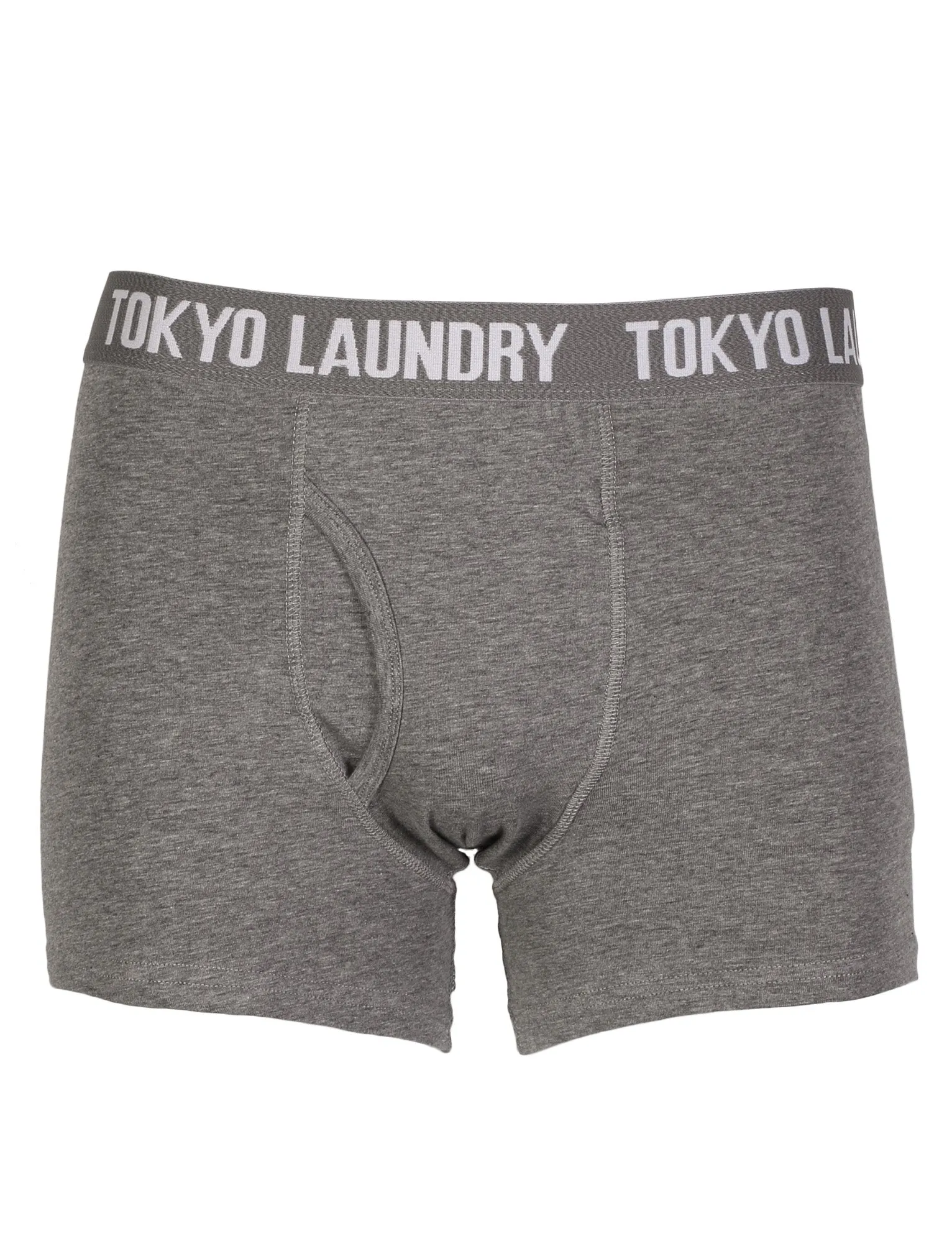 Roman ( 2 Pack) Boxer Shorts Set in Mid Grey Marl / Yolk Yellow - Tokyo Laundry