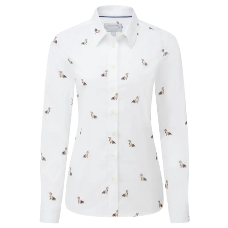 Schoffel Ladies Norfolk Shirt - Teckle Print
