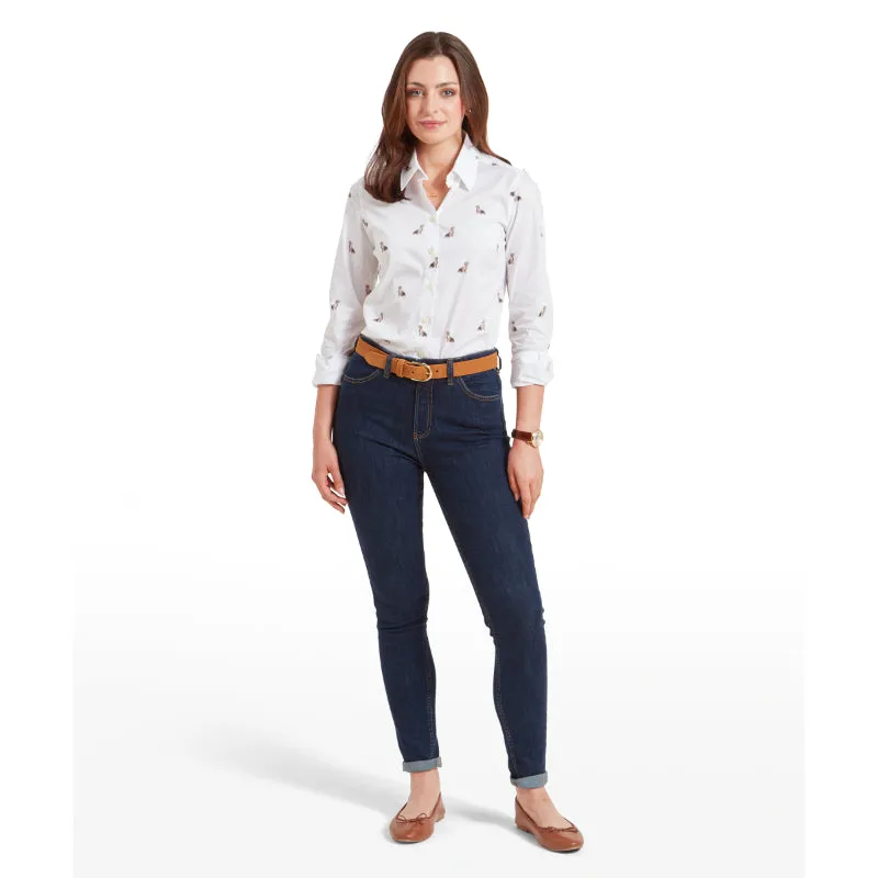 Schoffel Ladies Norfolk Shirt - Teckle Print