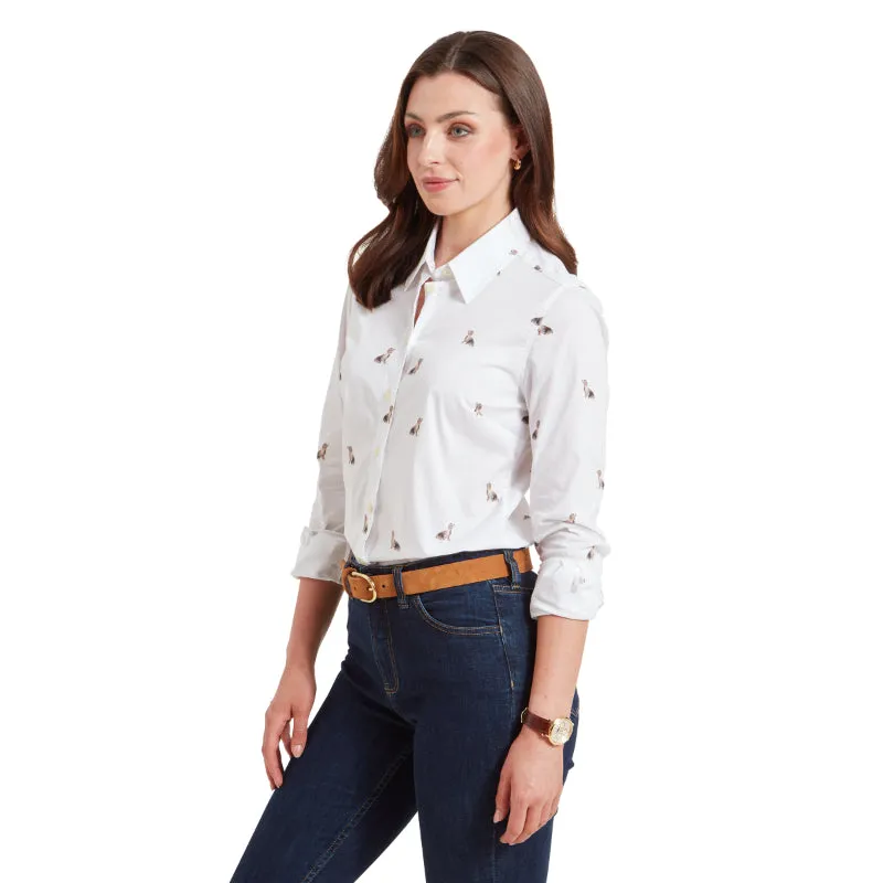 Schoffel Ladies Norfolk Shirt - Teckle Print