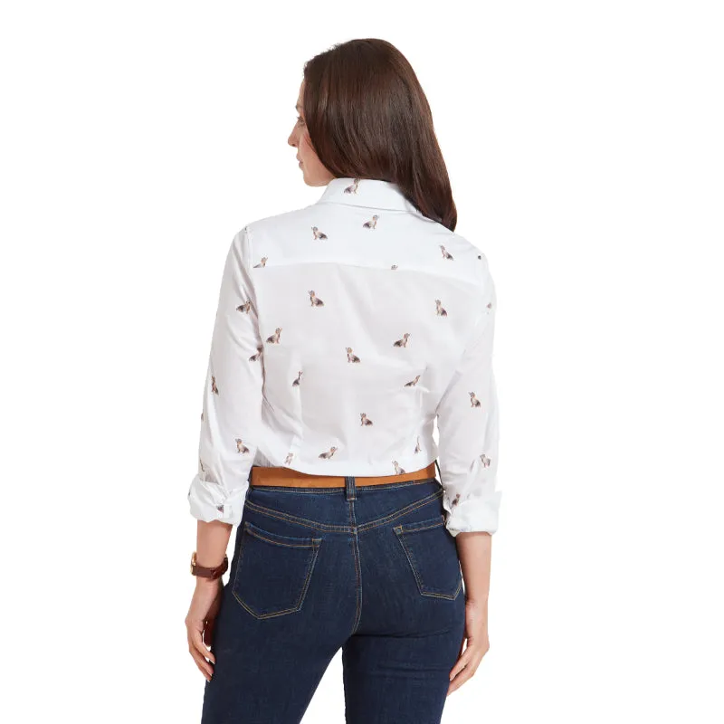 Schoffel Ladies Norfolk Shirt - Teckle Print
