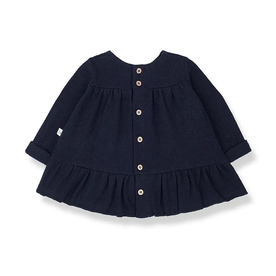 Soft-Fleece Kleid "Sonia", navy 2J (92)