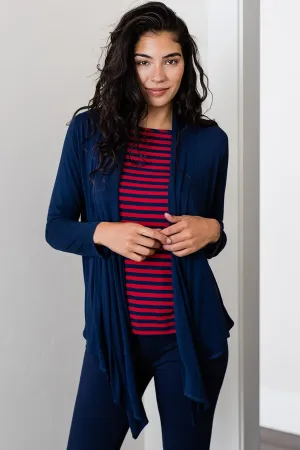 Sophie Cardigan Wrap in Navy