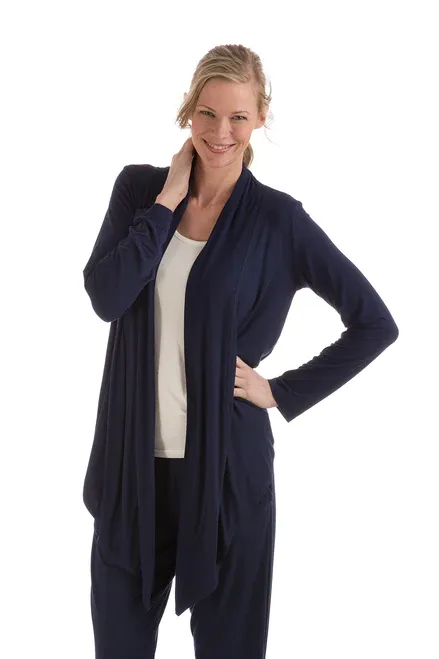 Sophie Cardigan Wrap in Navy