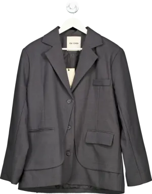 The Room Dark Grey Double Layered Blazer One Size