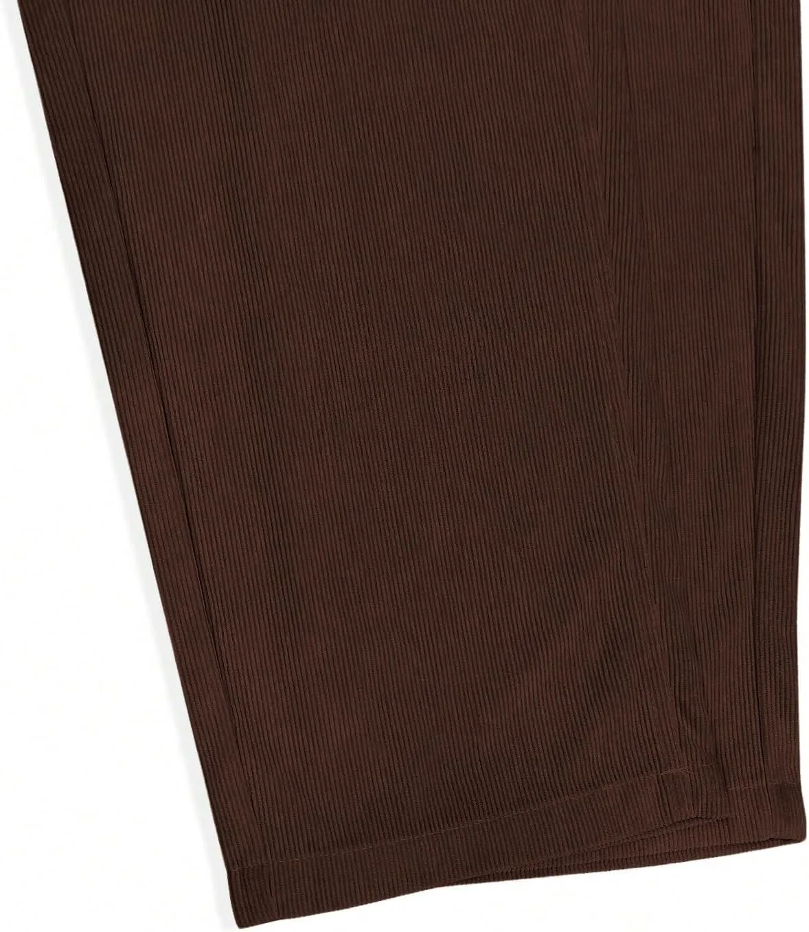 Verdusa Men's Casual Drawstring Elastic Waist Wide Leg Pants Long Trousers with Pockets