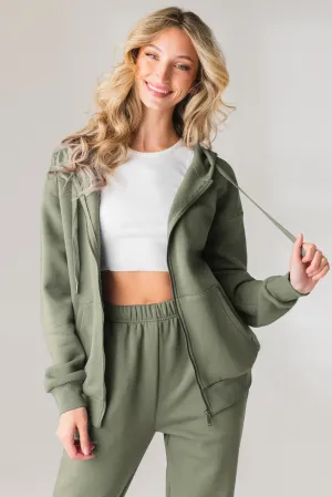 Vitality Cozy Uni Zip - Willow