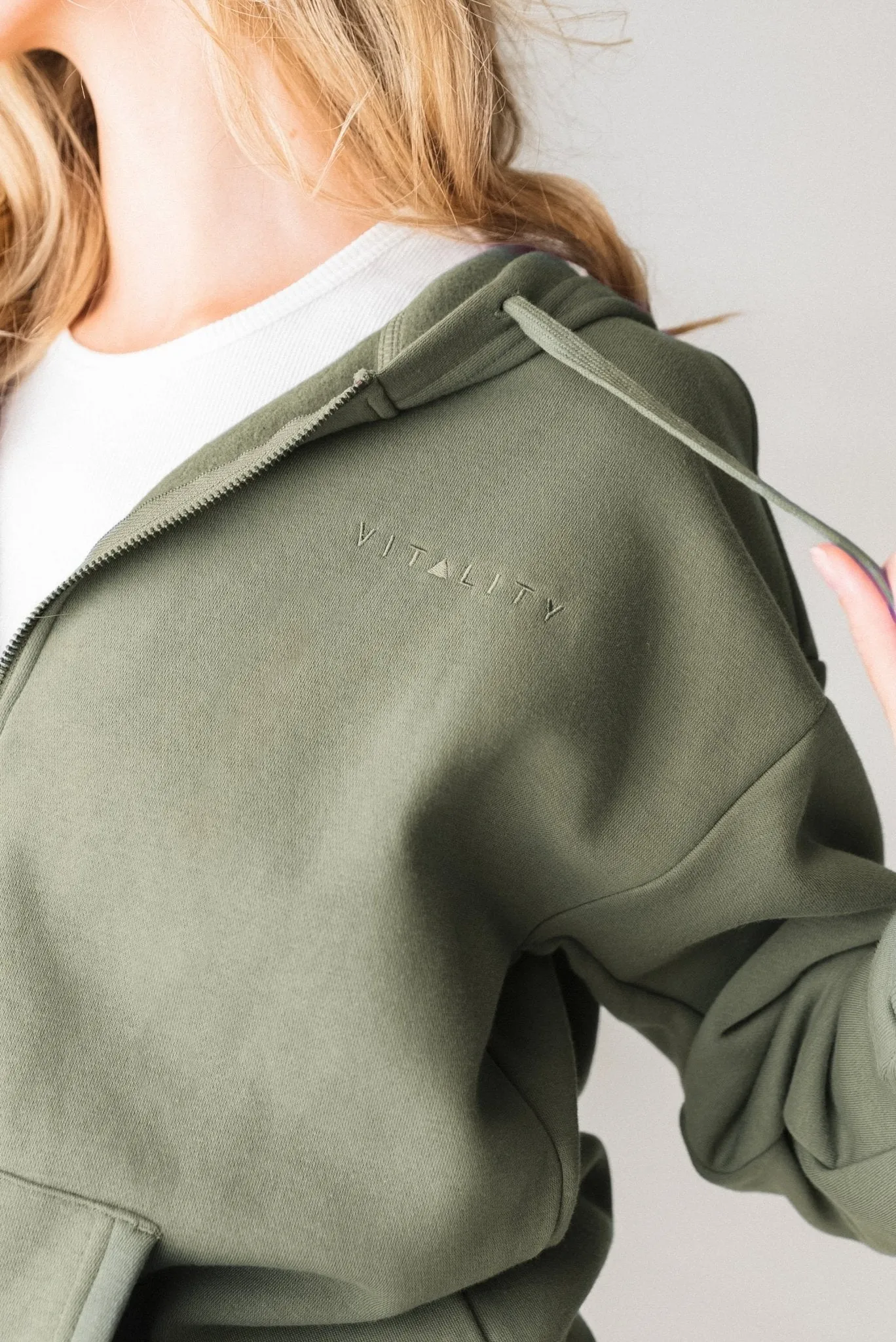 Vitality Cozy Uni Zip - Willow