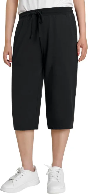 Weintee Women's 15" Capri Long Shorts with Pockets Below The Knee