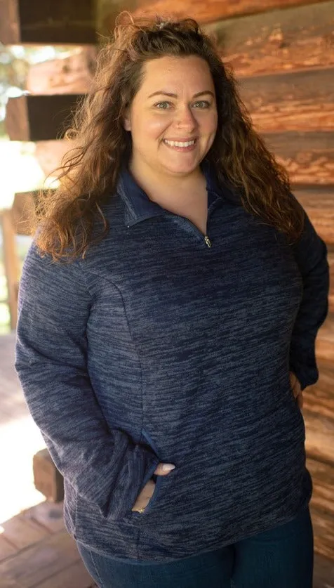 Zipper Pullover, Grey